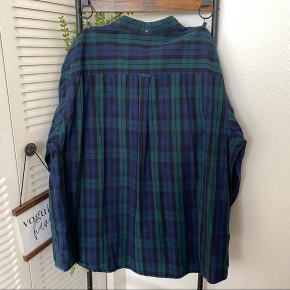 IZOD|3XL|Multi Color Plaid Long Sleeve Button Down Collard Shirt - Picture 2 of 10